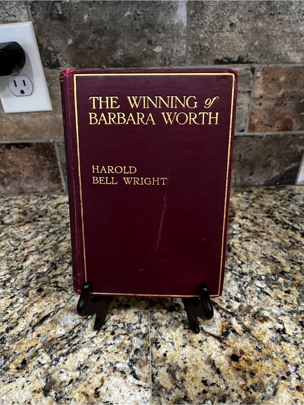 1911 Antique Novel "The Winning of Barbara Worth" by Harold Bell Wright